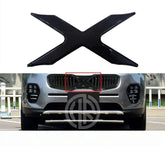KIA Sportage 2019-2021 Carbon Fiber X Grill Logo Sleek & Modern